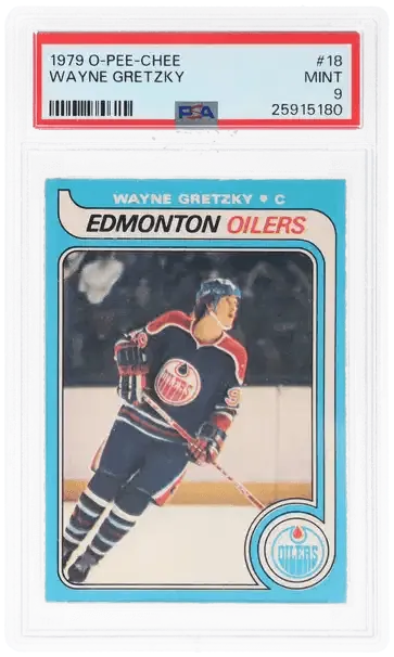 Graded Wayne Gretzky card
