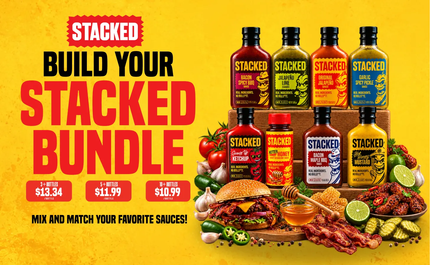 Stacked Sauces work