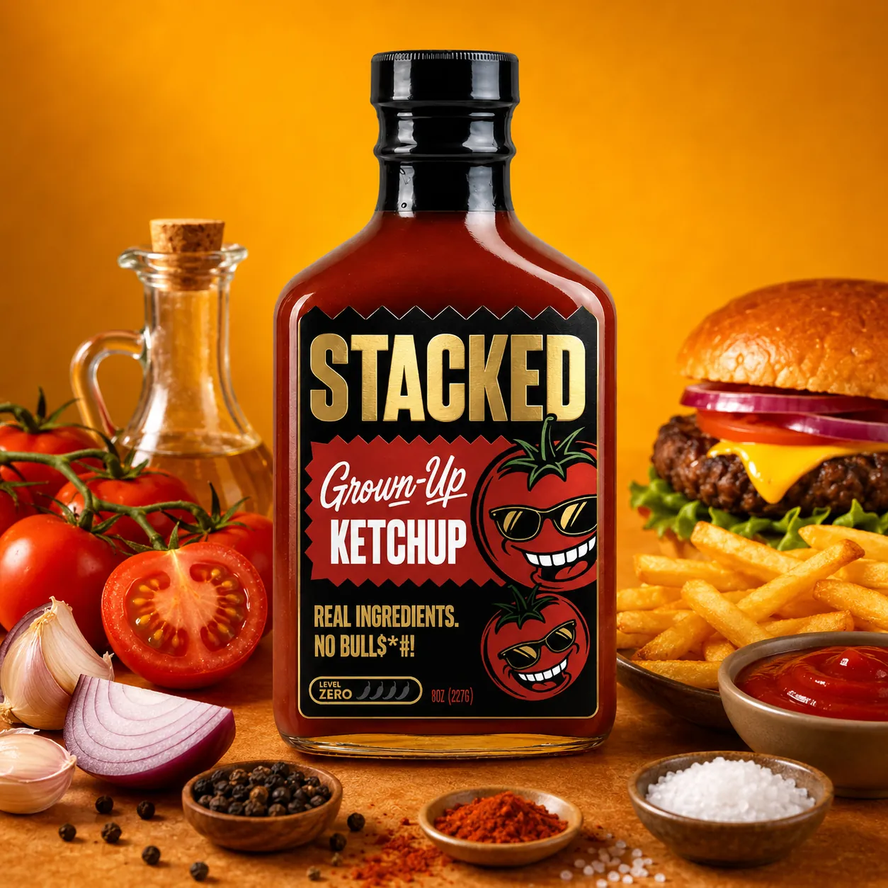 Stacked Sauces work
