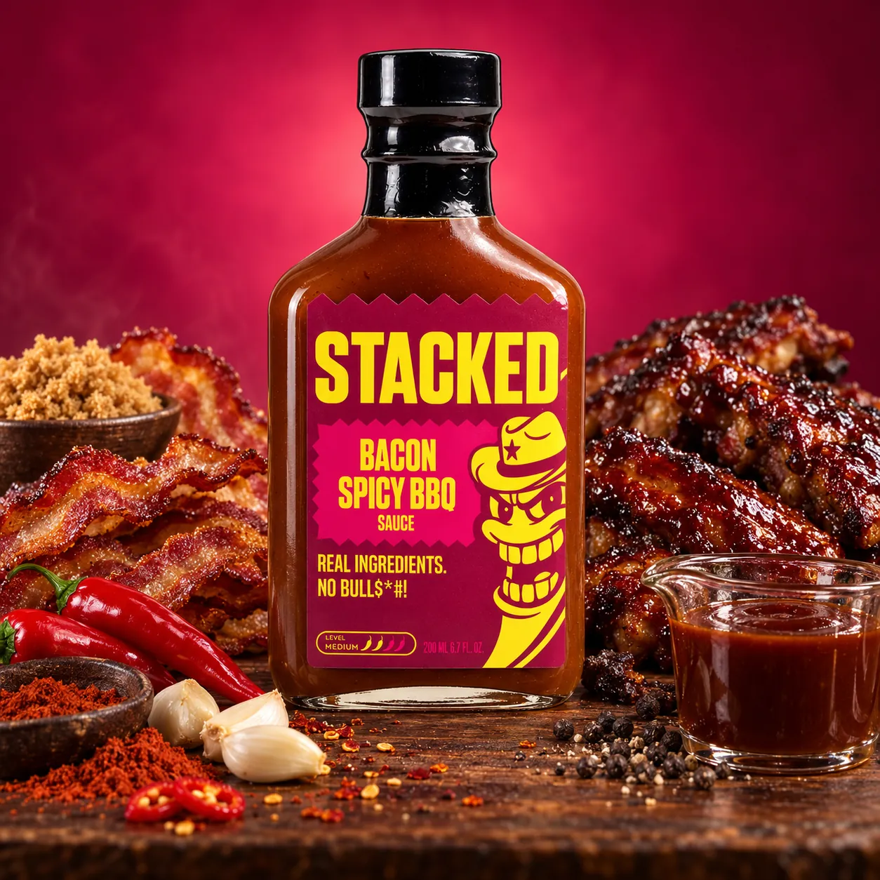 Stacked Sauces work